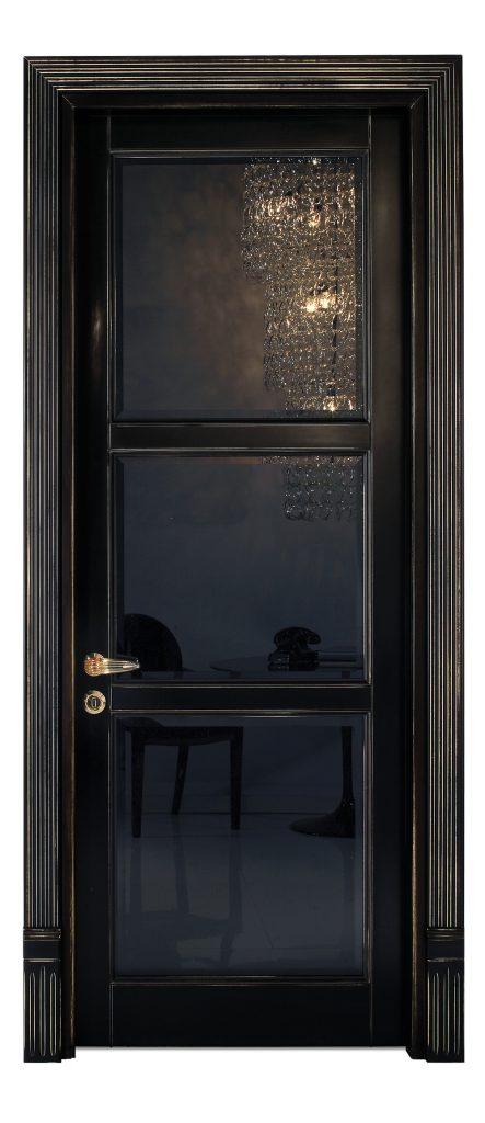 sigegold black door with glass